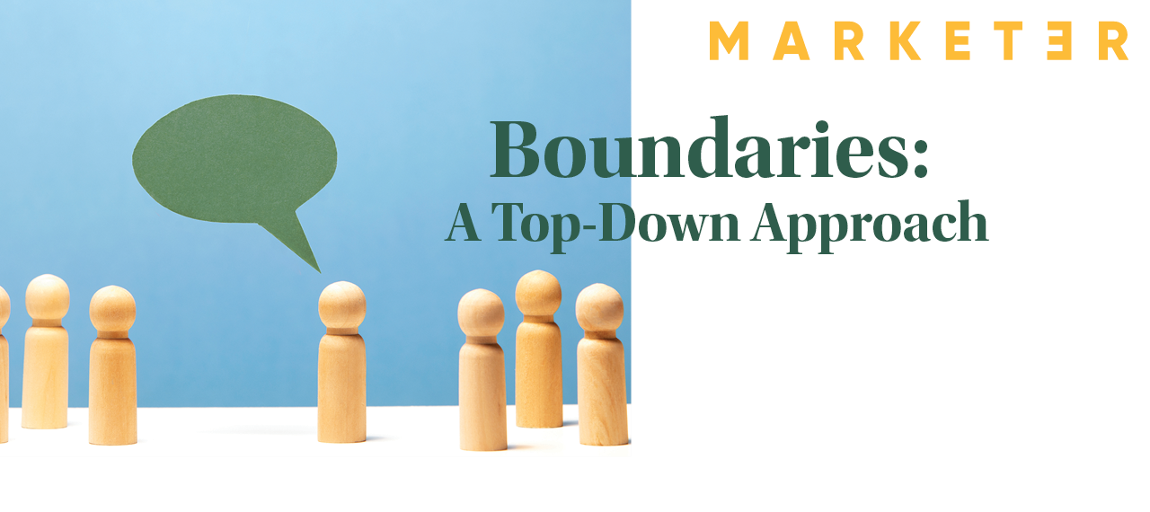 Boundaries: A Top-Down Approach